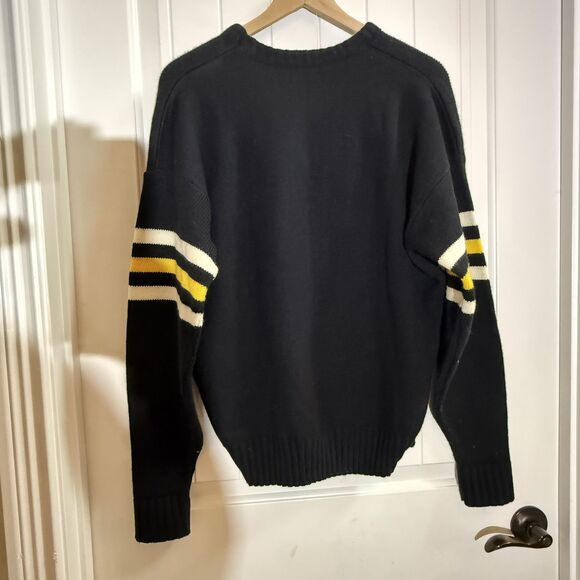 VTG 1984 Cliff Engle IOWA HAWKEYES KNIT SWEATER Adults XL Made in USA 25” X 26” - Picture 2 of 8